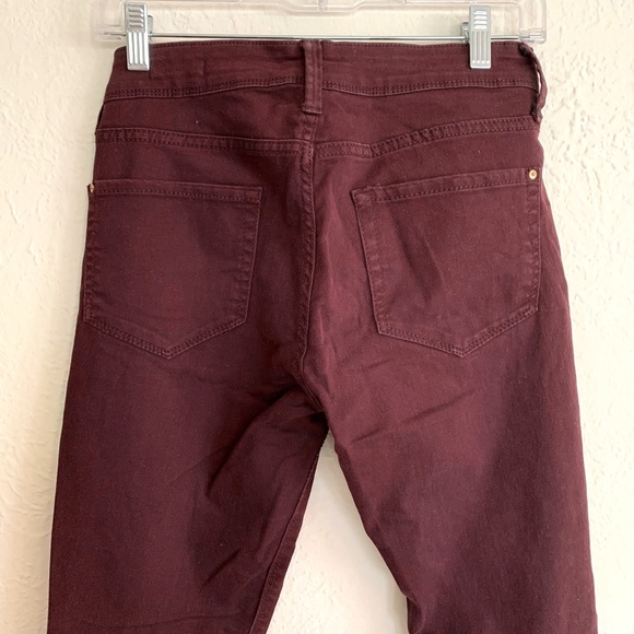 MNG by Mango Maroon Skinny Jeans - Picture 6 of 7